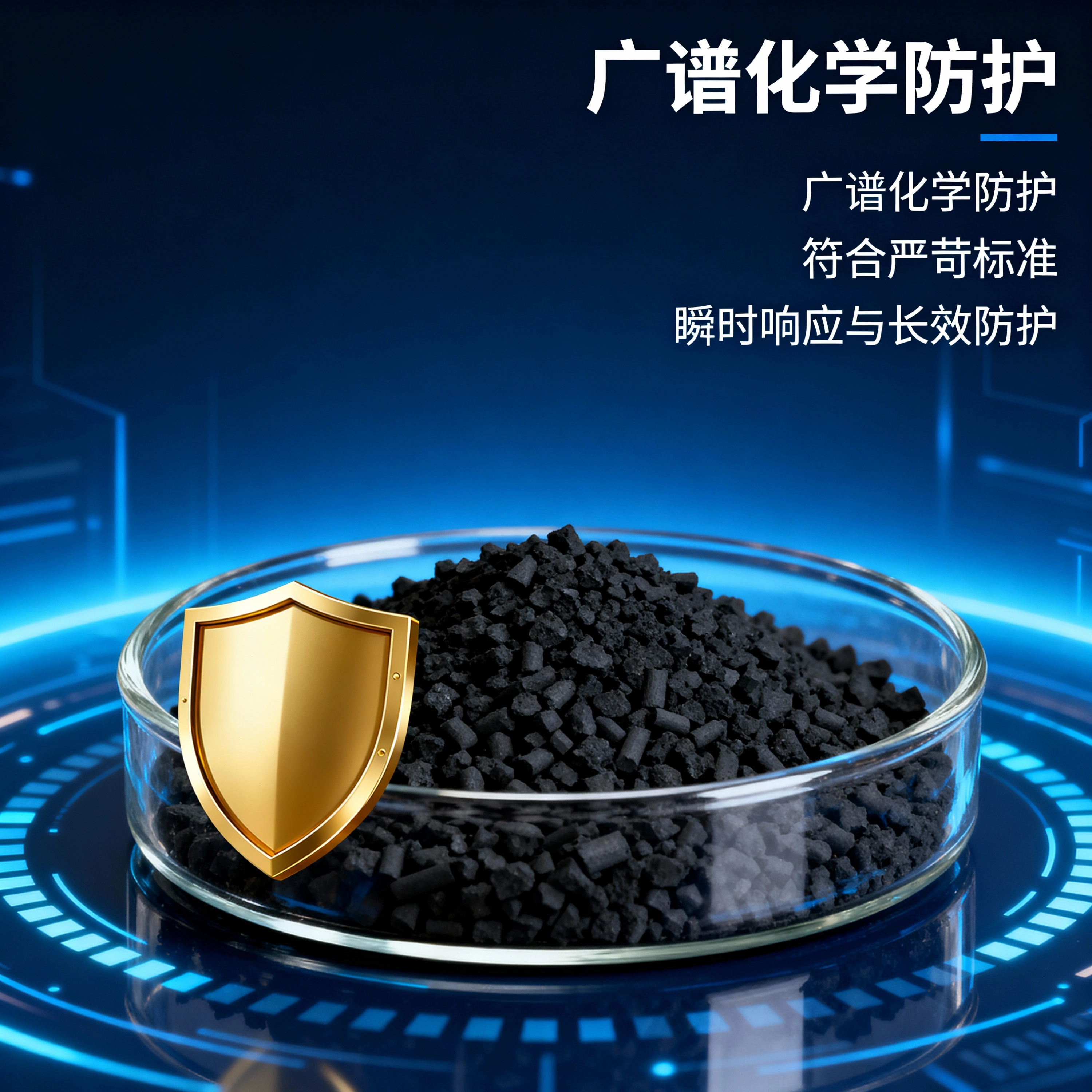 Military-Grade Impregnated Activated Carbon